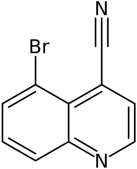 5-Bromo-4-cyanoquinoline, >95%, NX74304