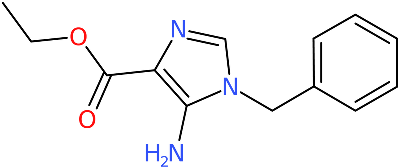 CAS: 68462-61-3 | Ethyl 5-amino-1-benzyl-1H-imidazole-4-carboxylate, >95%, NX58187