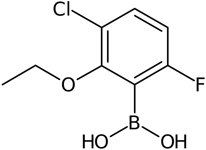 (3-Chloro-2-ethoxy-6-fluorophenyl)boronic acid, >97%, NX74795