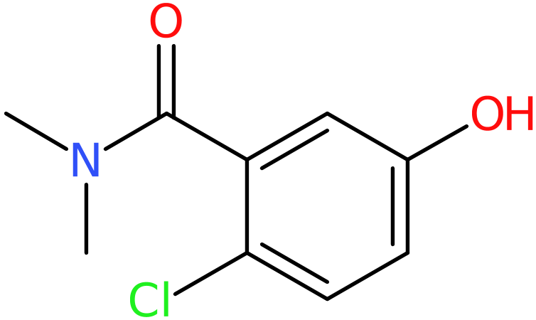 2-Chloro-5-hydroxy-n,n-dimethylbenzamide, >95%, NX74409