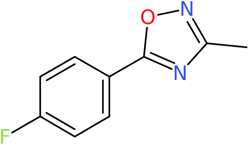 CAS: 59562-68-4 | 5-(4-Fluorophenyl)-3-methyl-1,2,4-oxadiazole, >98%, NX54286