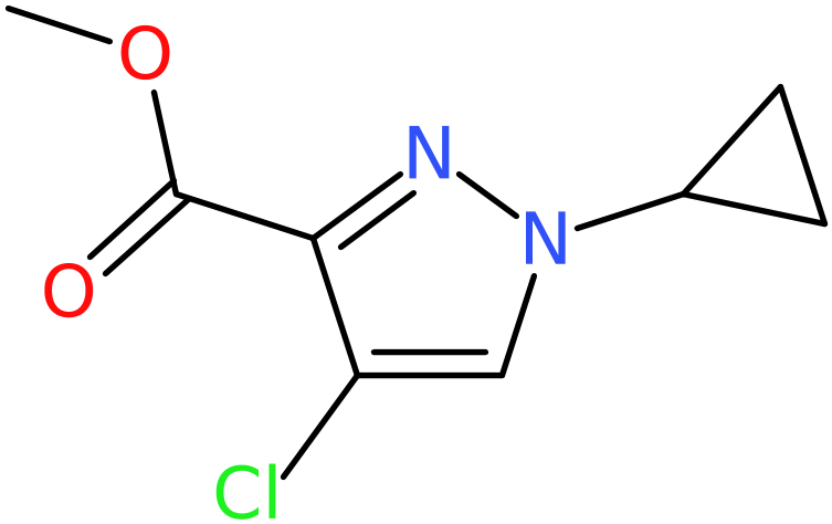 CAS: 2407349-24-8 | Methyl 4-chloro-1-cyclopropyl-1H-pyrazole-3-carboxylate, NX36918
