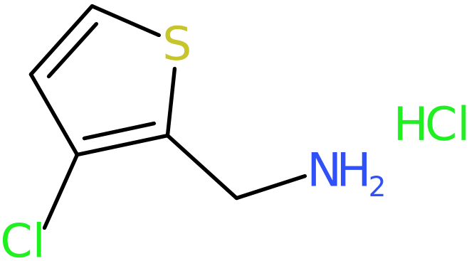 CAS: 643088-03-3 | (3-Chlorothiophen-2-yl)methanamine hydrochloride, >98%, NX56578