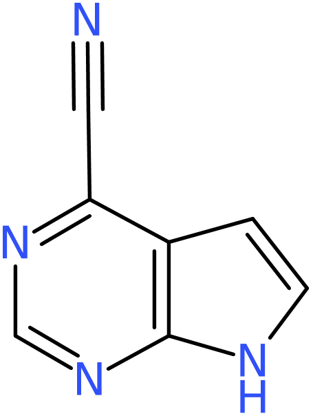 CAS: 1005206-16-5 | 7H-Pyrrolo[2,3-d]pyrimidine-4-carbonitrile, >95%, NX10526