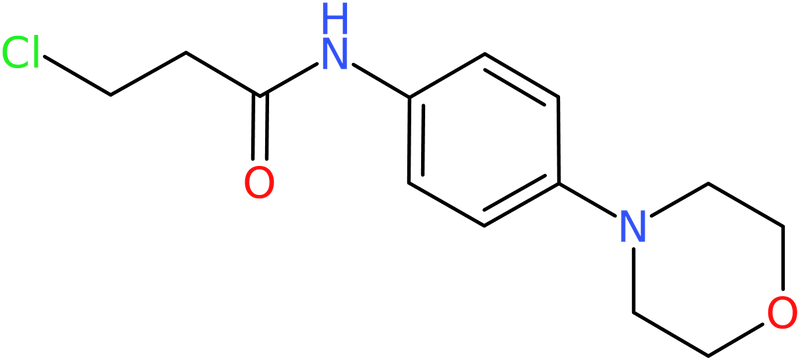 CAS: 250714-83-1 | 3-Chloro-N-[4-(morpholin-4-yl)phenyl]propanamide, >95%, NX37585