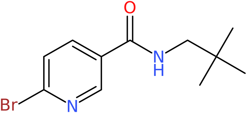 CAS: 1242268-19-4 | 6-Bromo-N-(2,2-dimethylpropyl)pyridine-3-carboxamide, NX18757