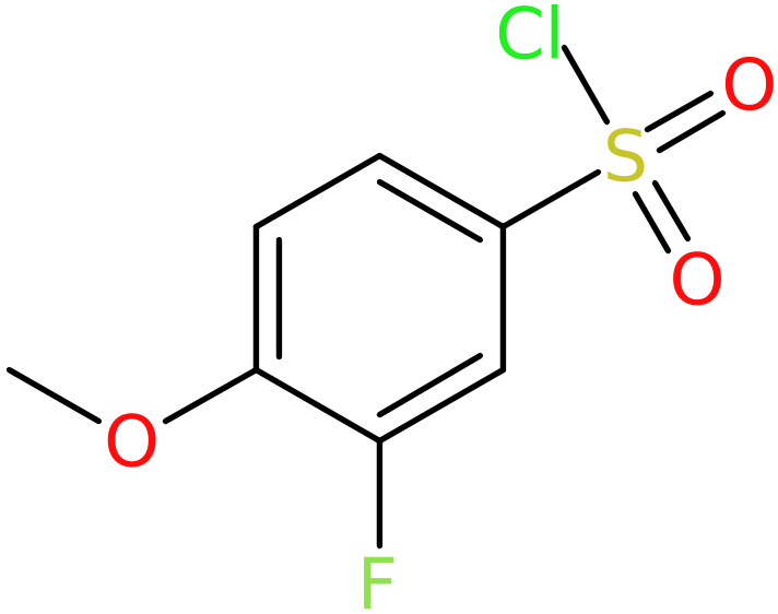 CAS: 67475-55-2 | 3-Fluoro-4-methoxybenzenesulphonyl chloride, NX57763