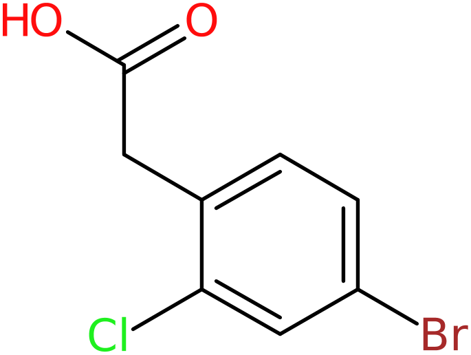 CAS: 916516-89-7 | 4-Bromo-2-chlorophenylacetic acid, tech, NX68810