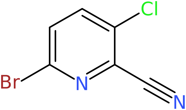 CAS: 1252046-16-4 | 6-Bromo-3-chloro-2-cyanopyridine, >95%, NX18999