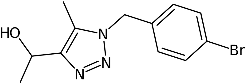 CAS: 1017782-60-3 | 1-(4-Bromobenzyl)-4-(1-hydroxyethyl)-5-methyl-1H-1,2,3-triazole, NX11253