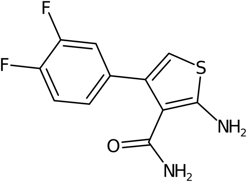 2-Amino-4-(3,4-difluorophenyl)thiophene-3-carboxamide, NX74640