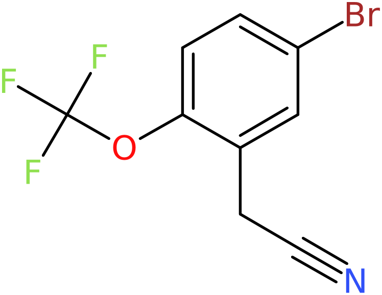 CAS: 1381944-30-4 | 5-Bromo-2-(trifluoromethoxy)phenylacetonitrile, >98%, NX22895