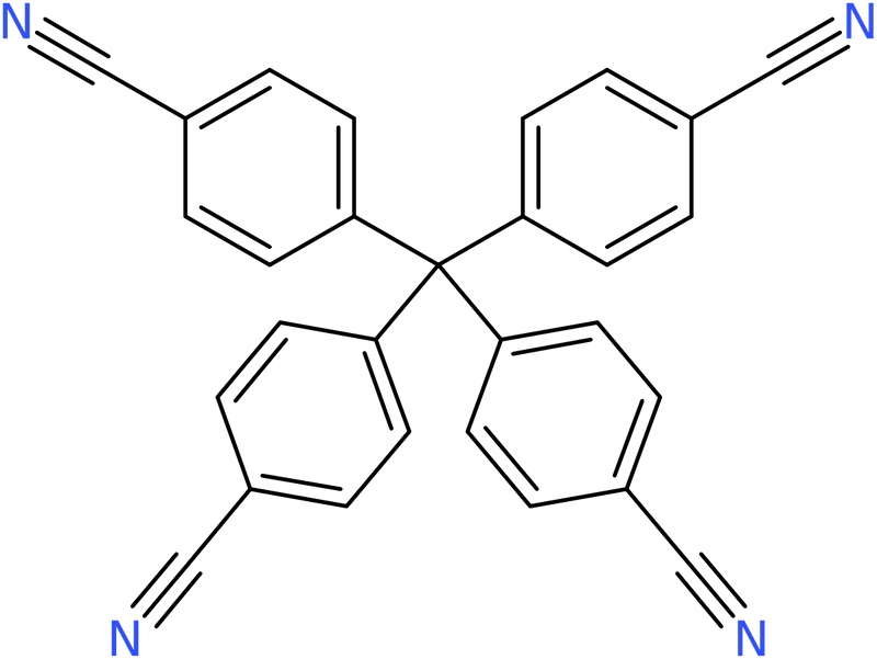 CAS: 121706-21-6 | Tetrakis(4-cyanophenyl)methane, NX17814