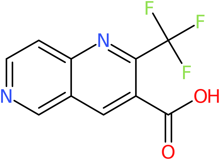 CAS: 240408-97-3 | 2-(Trifluoromethyl)-1,6-naphthyridine-3-carboxylic acid, >95%, NX36882