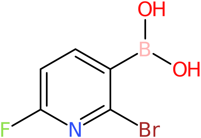 (2-Bromo-6-fluoropyridin-3-yl)boronic acid, >95%, NX74768