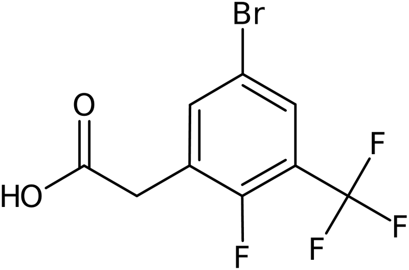 CAS: 2384476-13-3 | 5-Bromo-2-fluoro-3-(trifluoromethyl)phenylacetic acid, NX36687