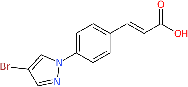 CAS: 1216366-99-2 | 3-[4-(4-Bromo-1H-pyrazol-1-yl)phenyl]acrylic acid, NX17793