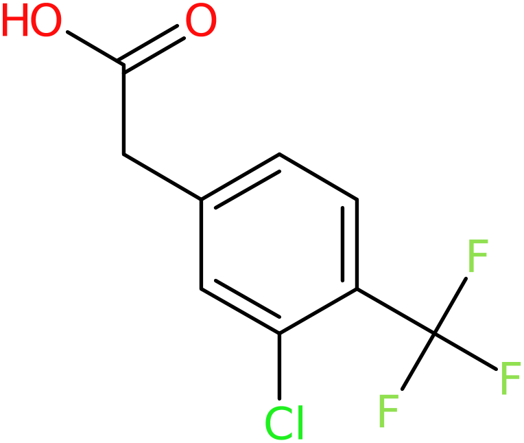 CAS: 1000568-54-6 | 3-Chloro-4-(trifluoromethyl)phenylacetic acid, >98%, NX10190