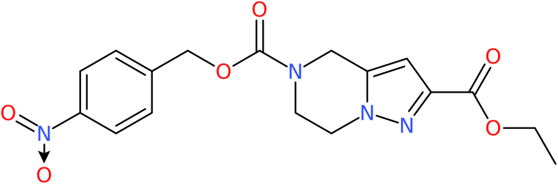 CAS: 623565-14-0 | 2-Ethyl 5-(4-nitrophenyl)methyl 4H,5H,6H,7H-pyrazolo[1,5-a]pyrazine-2,5-dicarboxylate, NX55577