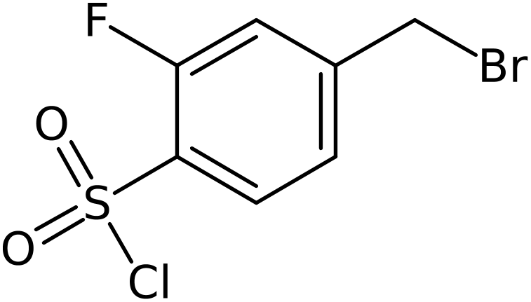 CAS: 1820684-91-0 | 4-(Bromomethyl)-2-fluorobenzenesulphonyl chloride, NX30491