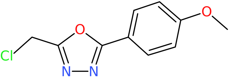 CAS: 24023-71-0 | 2-(Chloromethyl)-5-(4-methoxyphenyl)-1,3,4-oxadiazole, NX36868