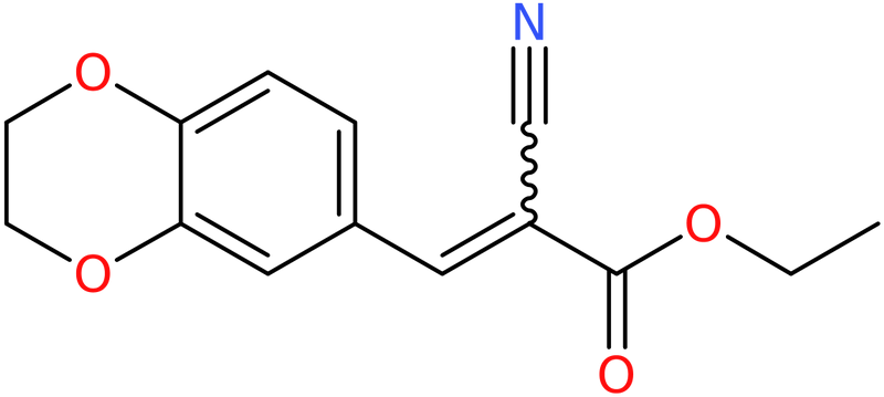 CAS: 683221-13-8 | Ethyl 2-cyano-3-(2,3-dihydro-1,4-benzodioxin-6-yl)prop-2-enoate, NX58131
