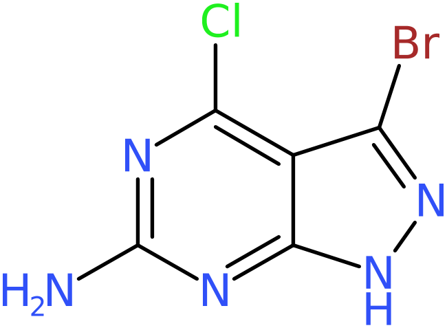 CAS: 1003298-79-0 | 6-Amino-3-bromo-4-chloro-1H-pyrazolo[3,4-d]pyrimidine, NX10396