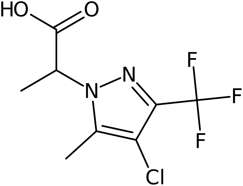 CAS: 1005679-11-7 | 2-[4-Chloro-5-methyl-3-(trifluoromethyl)-1H-pyrazol-1-yl]propanoic acid, NX10568