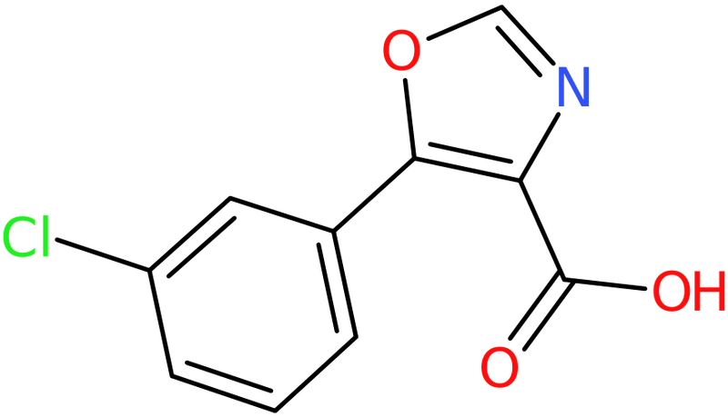 CAS: 255876-54-1 | 5-(3-Chlorophenyl)-1,3-oxazole-4-carboxylic acid, >98%, NX37976