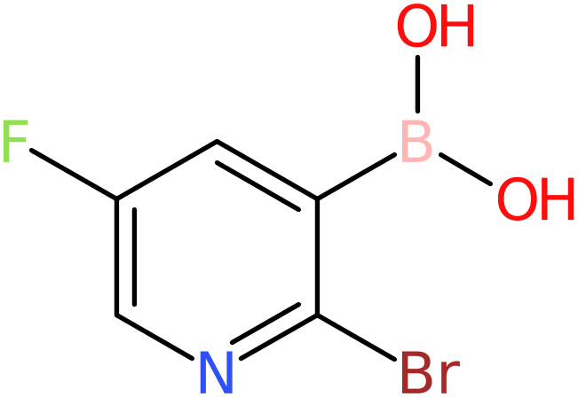 (2-Bromo-5-fluoropyridin-3-yl)boronic acid, >95%, NX74674