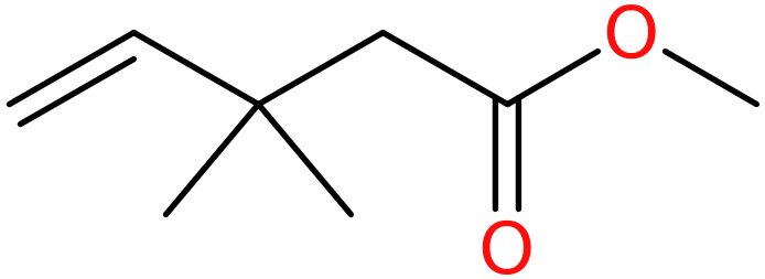 CAS: 63721-05-1 | 3,3-Dimethyl-4-pentenoic acid methyl ester, >95%, NX56345