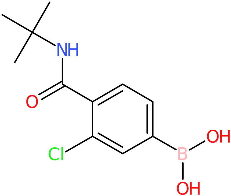 CAS: 850589-46-7 | 3-Chloro-4-(N-tert-butylcarbamoyl)benzeneboronic acid, >95%, NX63972