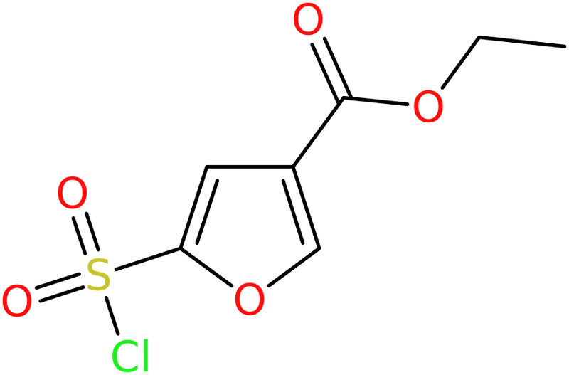 CAS: 256373-91-8 | 5-Chlorosulphonyl-furan-3-carboxylic acid ethyl ester, >95%, NX38002