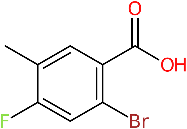 CAS: 1003709-39-4 | 2-Bromo-4-fluoro-5-methylbenzoic acid, >97%, NX10429