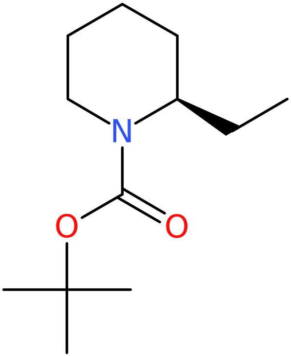 CAS: 664364-76-5 | tert-Butyl (R)-2-ethylpiperidine-1-carboxylate, >97%, NX57427