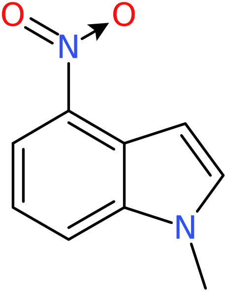 CAS: 91482-63-2 | 1-Methyl-4-nitro-1H-indole, >95%, NX68638