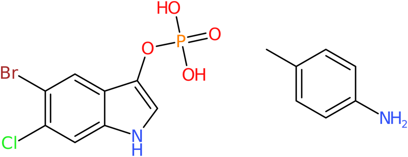 CAS: 6769-80-8 | 5-Bromo-6-chloro-3-indolyl phosphate, p-toluidine salt, NX57872