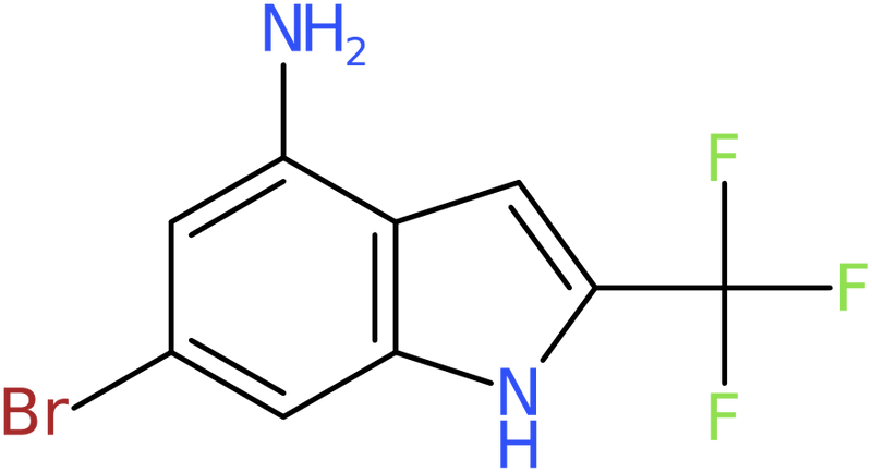 CAS: 2414146-34-0 | 4-Amino-6-bromo-2-(trifluoromethyl)-1H-indole, NX36982