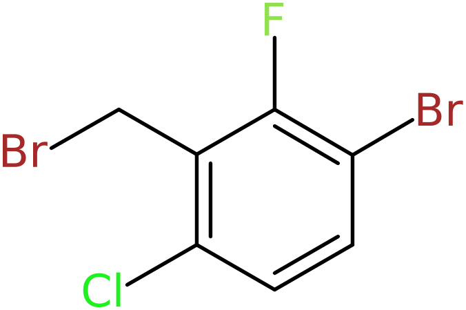 CAS: 886615-32-3 | 3-Bromo-6-chloro-2-fluorobenzyl bromide, >95%, NX66877