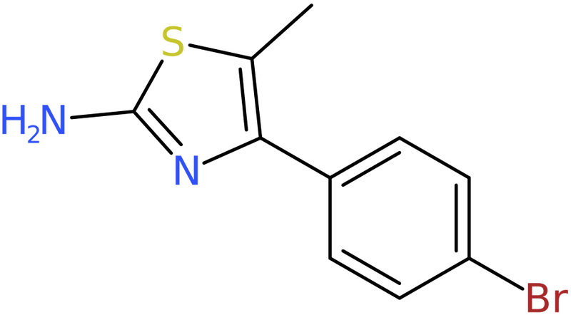 CAS: 65705-44-4 | 2-Amino-4-(4-bromophenyl)-5-methyl-1,3-thiazole, NX57095