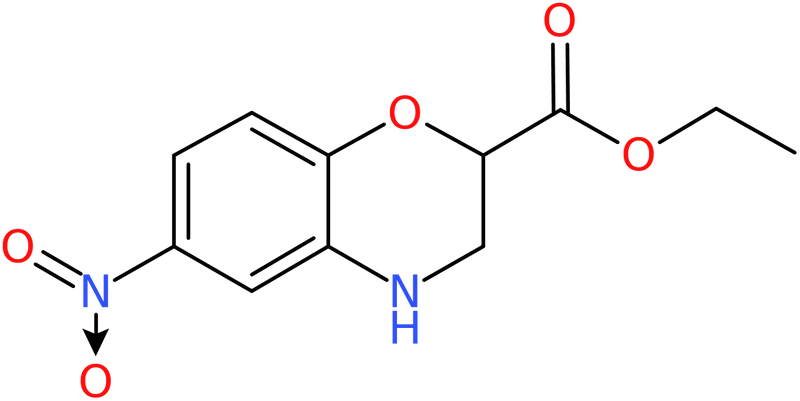 CAS: 68281-45-8 | Ethyl 6-nitro-3,4-dihydro-2H-1,4-benzoxazine-2-carboxylate, NX58107