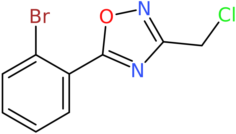 5-(2-Bromophenyl)-3-(chloromethyl)-1,2,4-oxadiazole, NX73768