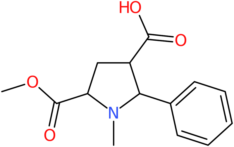 CAS: 1219172-20-9 | 5-(Methoxycarbonyl)-1-methyl-2-phenylpyrrolidine-3-carboxylic acid, NX17902