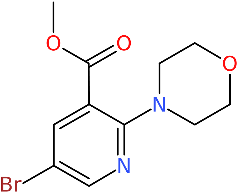 CAS: 1017782-99-8 | Methyl 5-bromo-2-morpholinonicotinate, NX11264