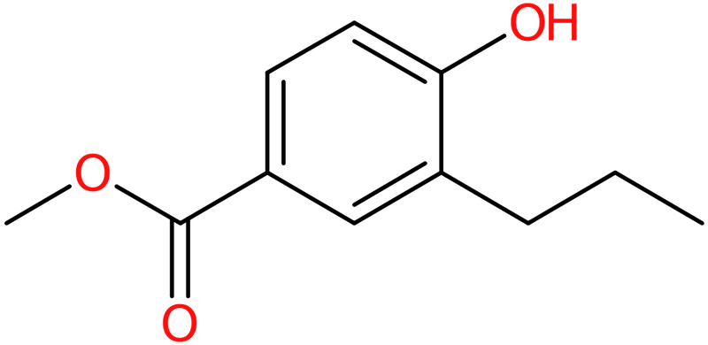CAS: 105211-78-7 | 4-Hydroxy-3-propylbenzoic acid methyl ester, >95%, NX12523