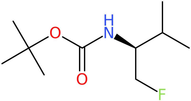 tert-Butyl (S)-(1-fluoro-3-methylbutan-2-yl)carbamate, >95%, NX74699