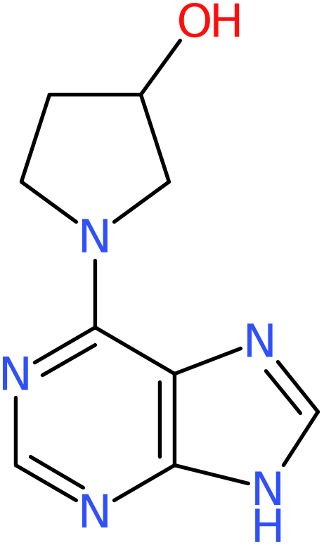 CAS: 1206970-07-1 | 1-(9h-Purin-6-yl)pyrrolidin-3-ol, NX17113