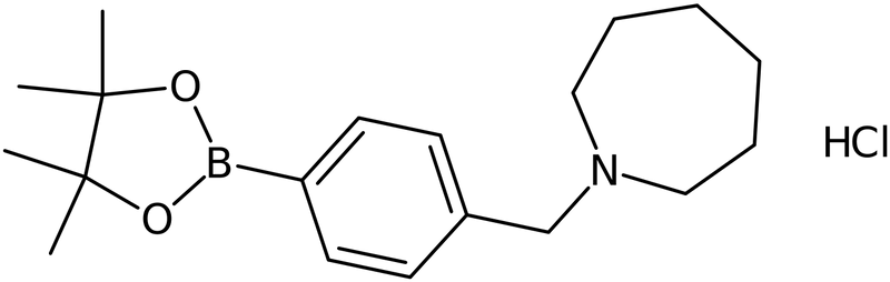 4-(Homopiperidine)methyl) phenylboronic acid pinacol ester hydrochloride, NX74016