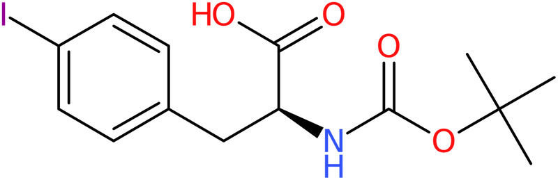 CAS: 62129-44-6 | 4-Iodo-L-phenylalanine, N-BOC protected, >98%, NX55471