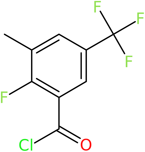 CAS: 2387070-56-4 | 2-Fluoro-3-methyl-5-(trifluoromethyl)benzoyl chloride, >98%, NX36732